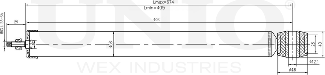 Амортизатор подвески (Unio). Артикул SAB-10689