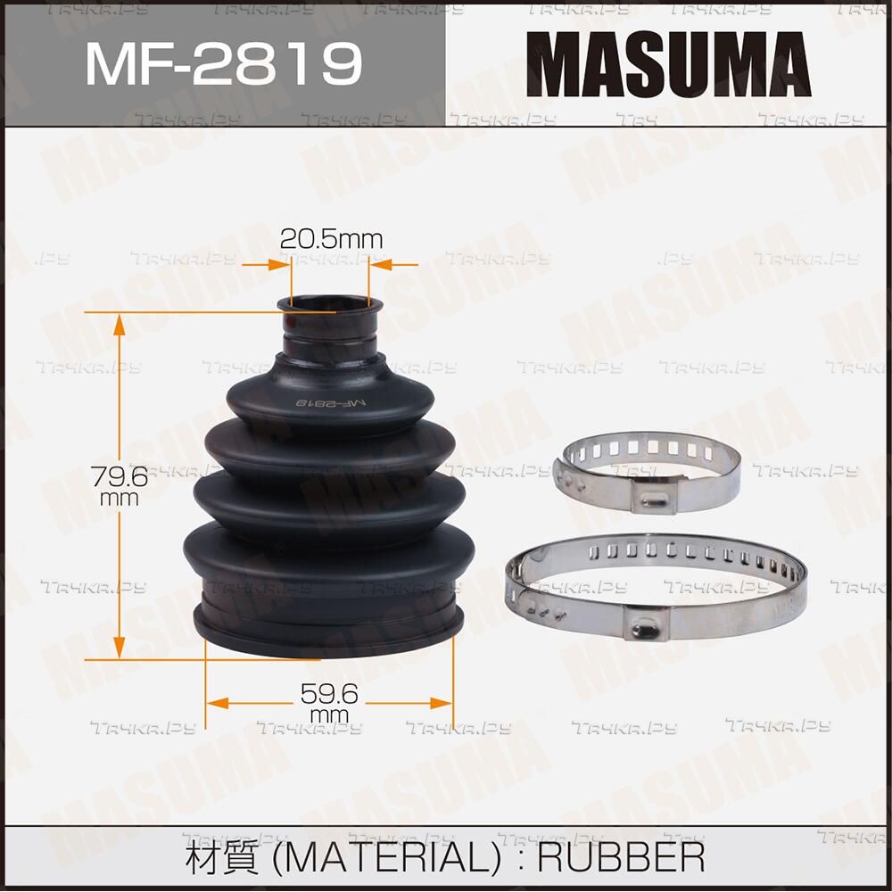 Пыльник шруса (комплект) Masuma. Артикул MF-2819