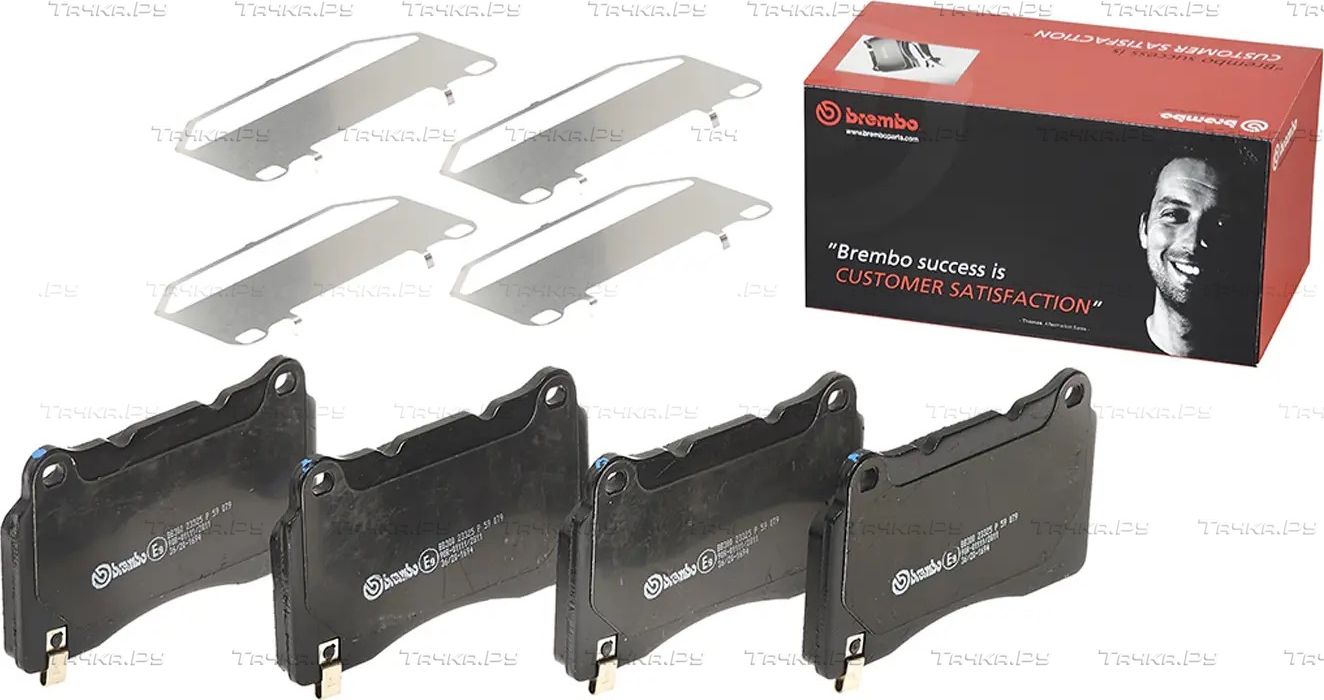 Тормозные колодки Brembo PRIME LINE передние для Cadillac CT6 I 2016-2026. Артикул P 59 079