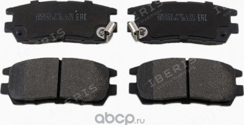 КОЛОДКИ ТОРМОЗНЫЕ ЗАД К-Т MITSUBISHI PAJERO SPORT K9_W (Iberis). Артикул IB153190 