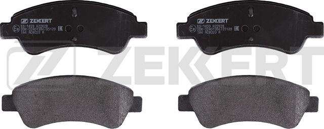 Тормозные колодки Zekkert передние для Citroen C3 I 2002-2010. Артикул BS-1433