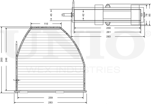 Фильтр салона (Unio). Артикул FLT-40073C