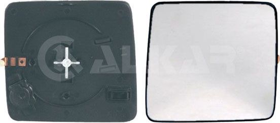 Зеркальное стекло бокового зеркала Alkar. Артикул 6432542