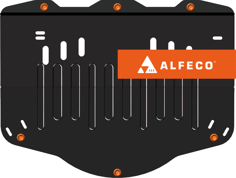 Защита Alfeco для картера и МКПП Citroen C5 II 2010-2017. Артикул ALF.04.32st