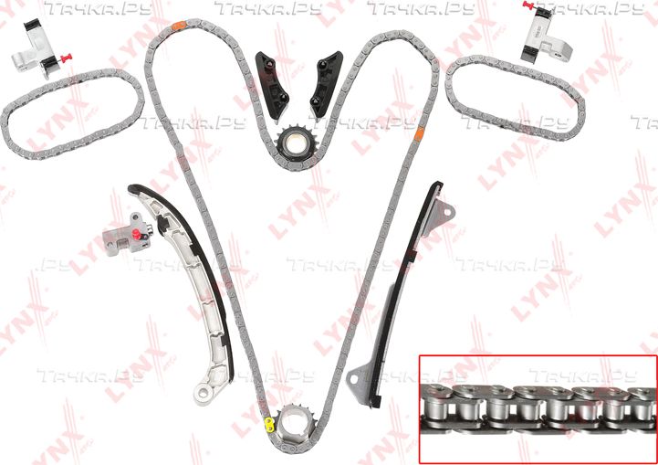 Цепь ГРМ LYNXauto для Toyota FJ Cruiser 2005-2018. Артикул TK-0101