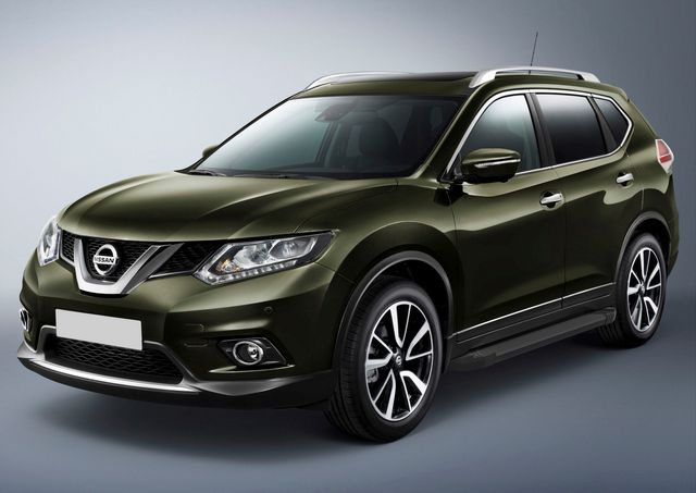 Пороги алюминиевые Rival Black для Nissan X-Trail T31 рестайлинг 2010-2015. Артикул F173ALB.4104.5