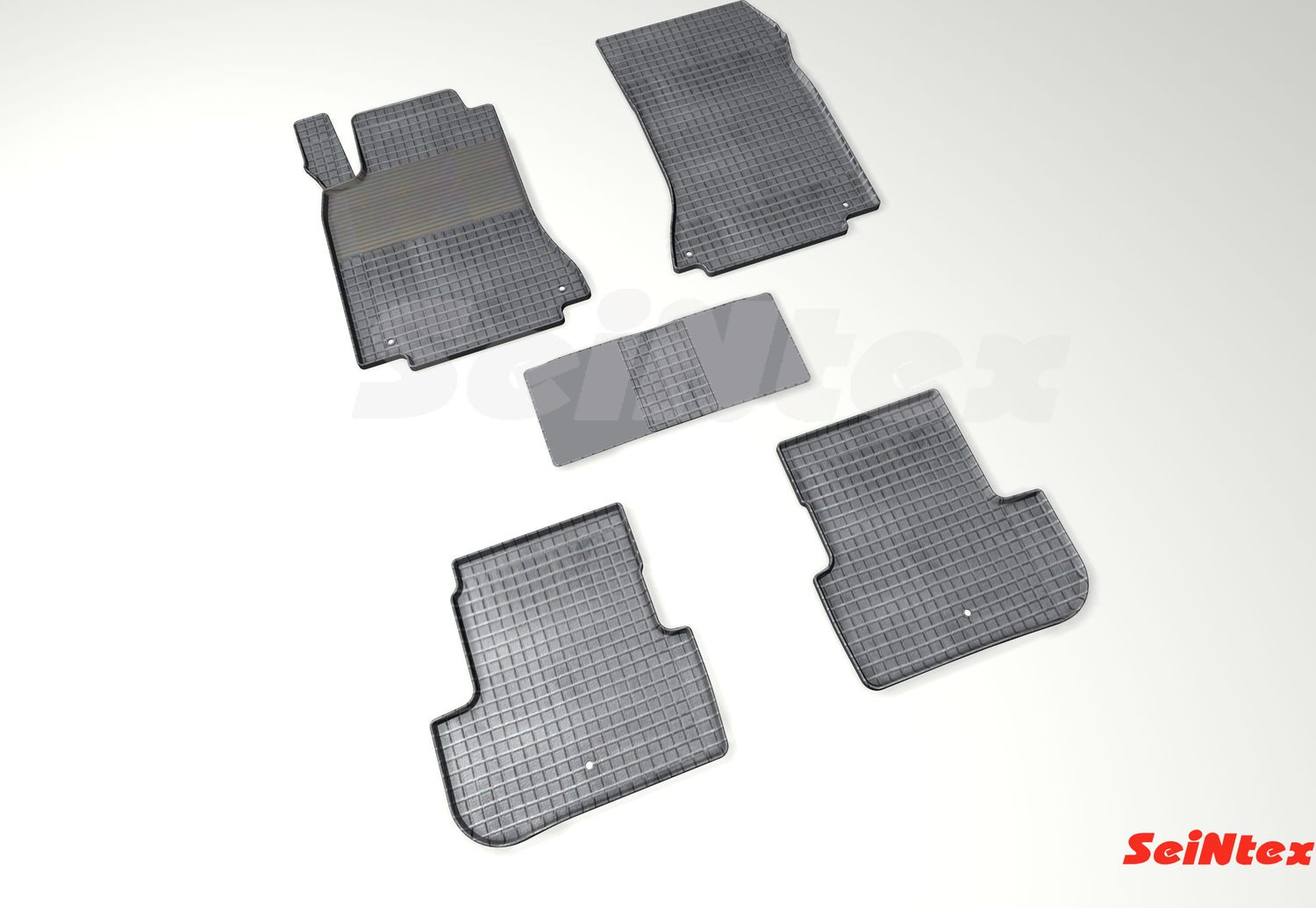 Коврики резиновые Seintex с узором сетка для салона Infiniti Q30 2016-2026. Артикул 87966