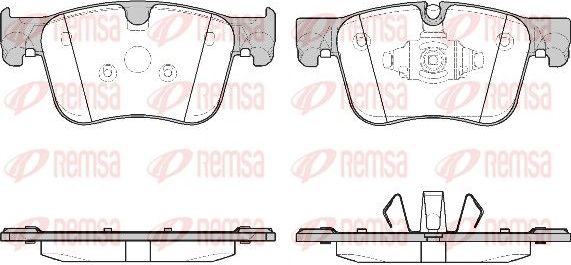 Тормозные колодки Remsa. Артикул 1560.10