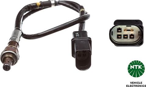 Лямбда-зонд (кислородный датчик) NGK. Артикул 1851