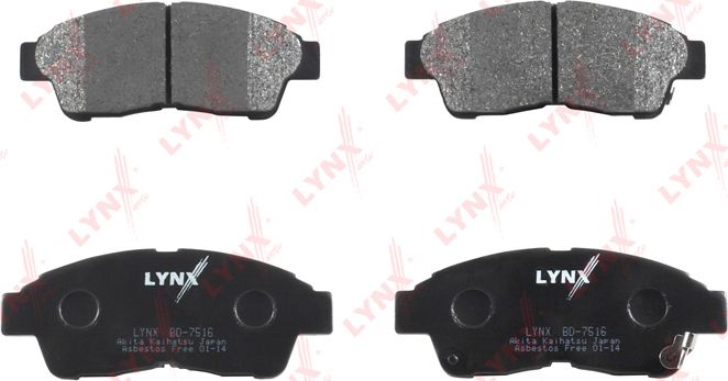 Тормозные колодки LYNXauto. Артикул BD-7516
