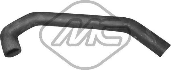 Патрубок радиатора (системы охлаждения) Metalcaucho. Артикул 07629