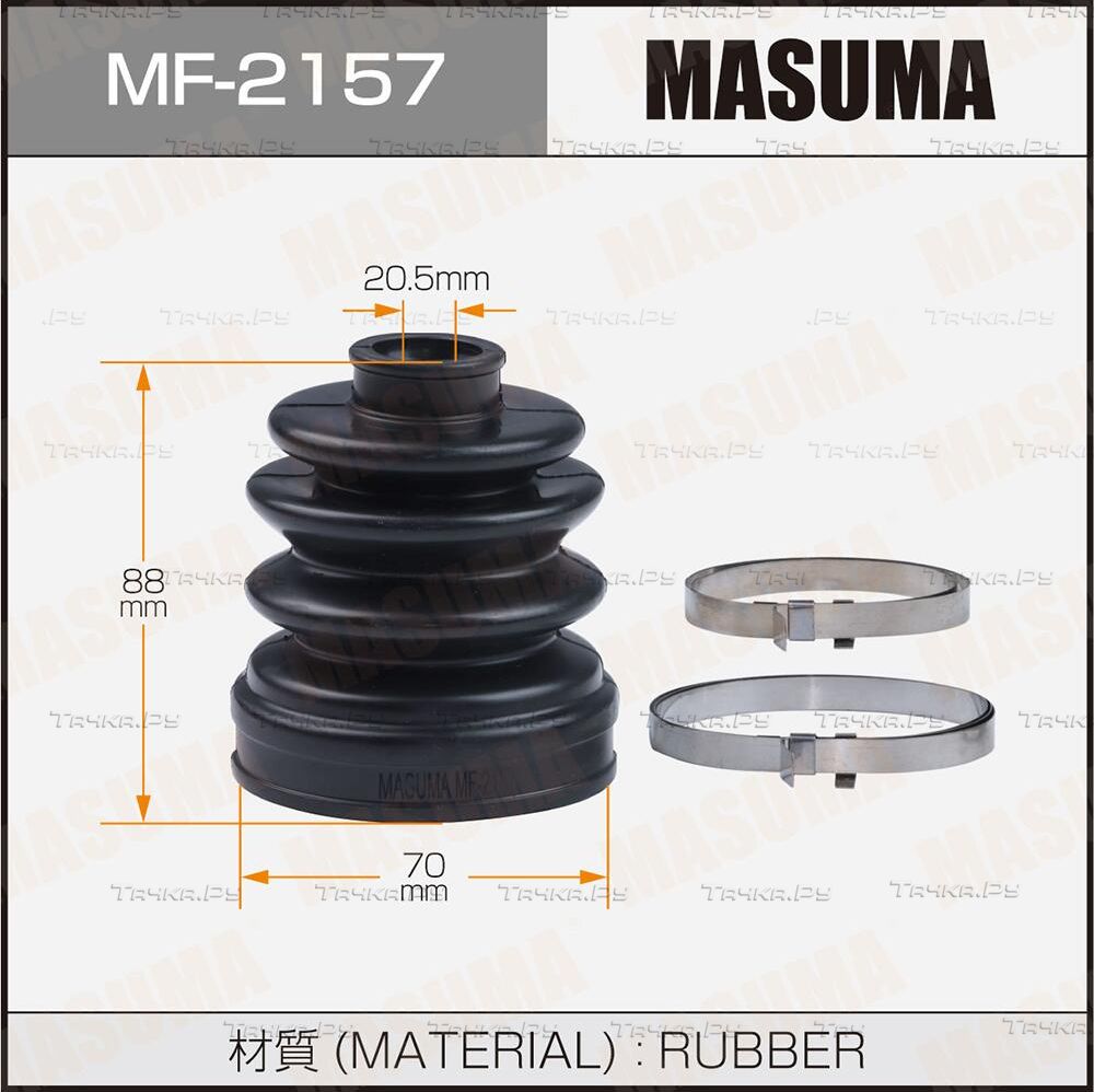 Пыльник ШРУСа наружный Masuma передний/задний для Subaru Impreza I 1992-2000. Артикул MF-2157