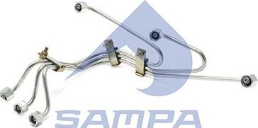 Комплект топливных трубок Sampa для Scania 3 1988-1999. Артикул 040.948