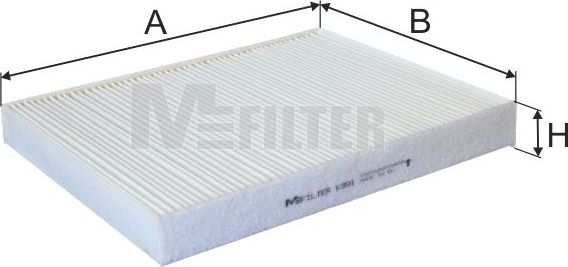 Салонный фильтр MFilter для Volkswagen Touareg I 2002-2010. Артикул K 991