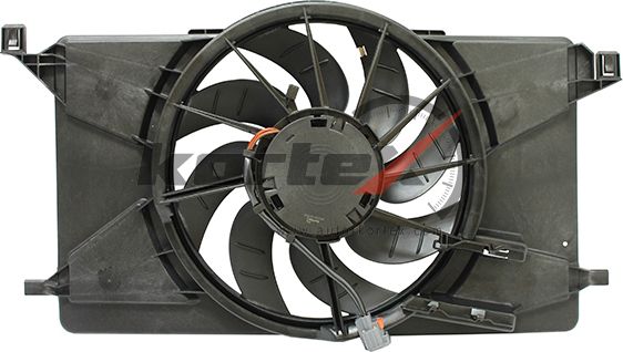 Вентилятор радиатора с кожухом (Kortex). Артикул KFD033