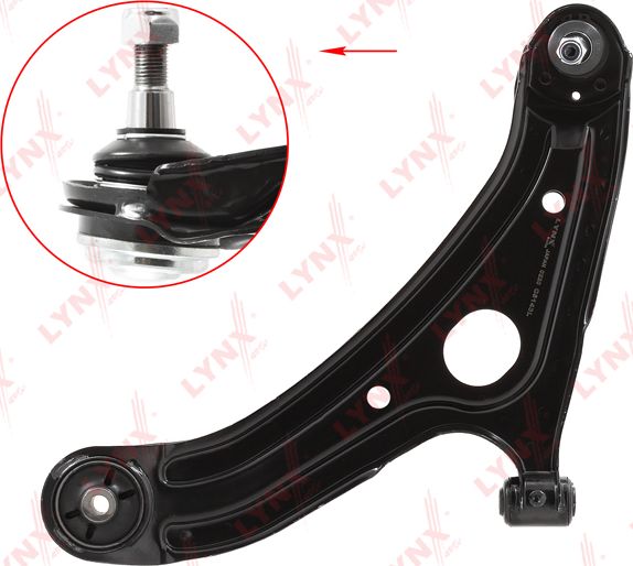 Поперечный рычаг передней подвески LYNXauto. Артикул C5143L