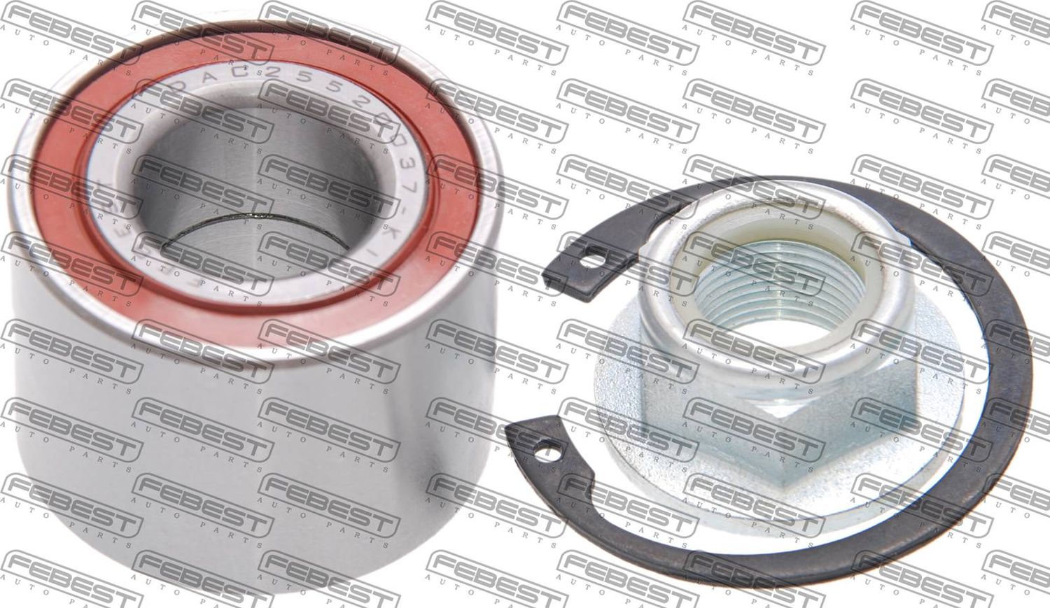 Ступичный подшипник (комплект) Febest. Артикул DAC25520037-KIT
