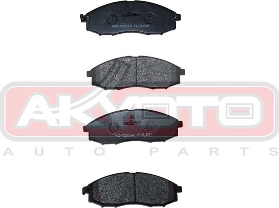 Тормозные колодки Akyoto Packing AKYOTO. Артикул AKD-7Z026