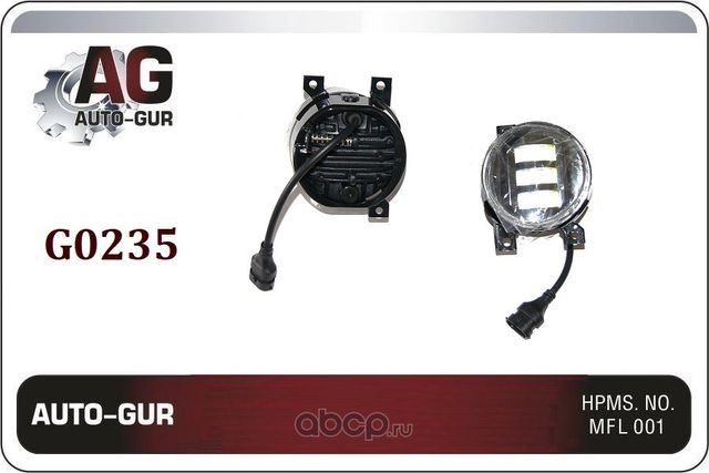G0235_Фары ПТФ (2шт) светодиод Golf 5 03-09,Jetta 5 05-011,Multivan T5 09-015,,A (Auto-GUR). Артикул G0235