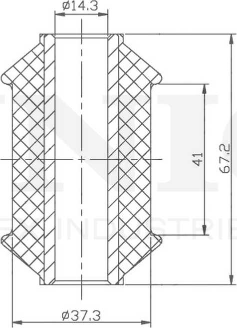 Сайлентблок рычага подвески (Unio). Артикул RMP-20063