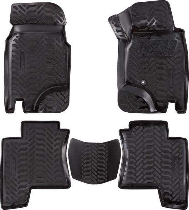 Коврики Airline 3D с высоким бортиком для салона Mitsubishi Pajero II (RHD) 5-дв. 1991-2000. Артикул ACM-PS-78