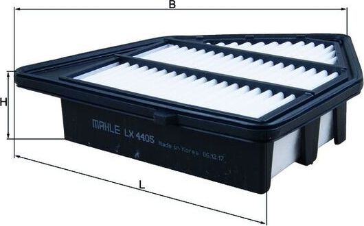 Воздушный фильтр Mahle. Артикул LX 4405