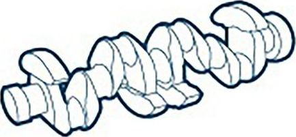 Коленвал OE Germany для Scania 4 1996-2008. Артикул 05 0300 120000