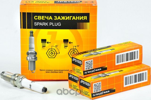 Свеча зажигания /ZKER6A10EG/ (Just Drive). Артикул JPS1020