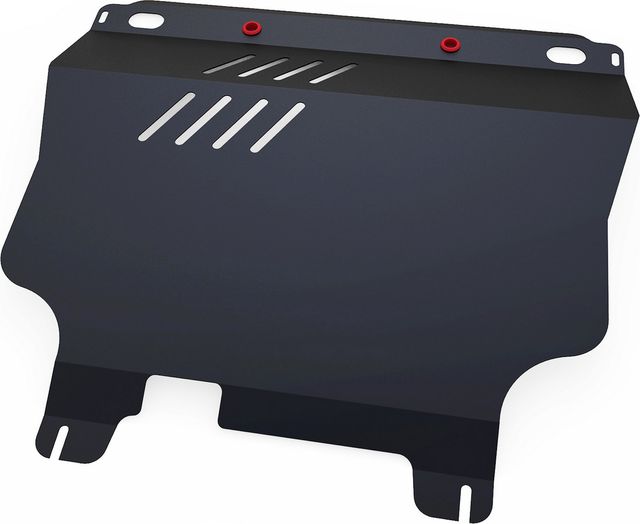 Защита АвтоБРОНЯ для картера и КПП (увеличенная) Chevrolet Lanos МКПП 2005-2009. Артикул 111.01005.1