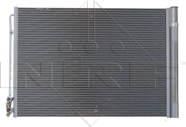 Радиатор кондиционера (конденсатор) NRF (алюминий). Артикул 350033
