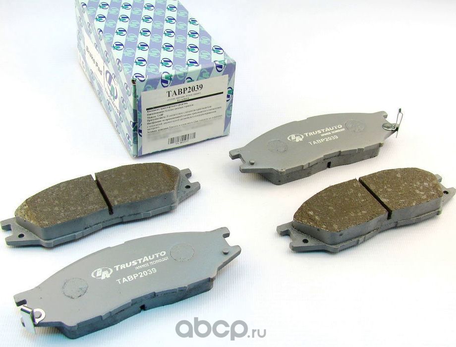 Дисковые тормозные колодки () (Trustauto). Артикул TABP2039