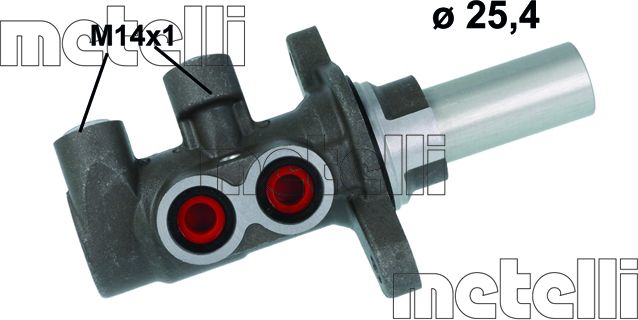 Тормозной цилиндр главный Metelli. Артикул 05-1174