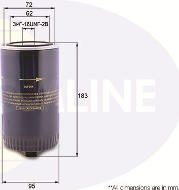 Масляный фильтр Comline. Артикул EOF054