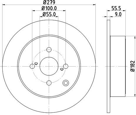Тормозной диск Nisshinbo. Артикул ND1002K