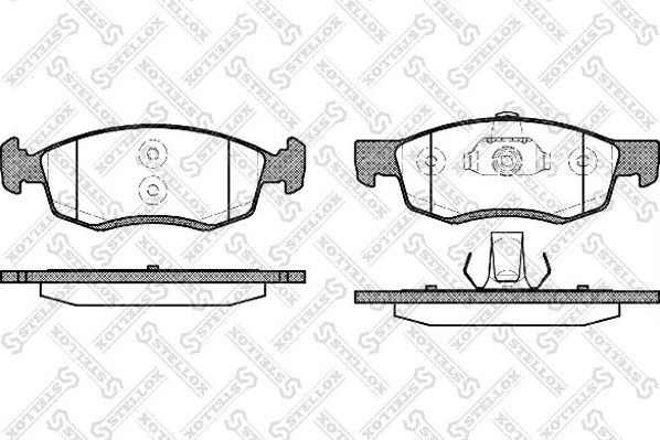 Тормозные колодки Stellox. Артикул 183 032-SX
