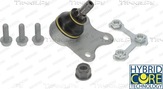 Шаровая опора MOOG Hybrid Core передняя левая нижняя для SEAT Ibiza III 2002-2008. Артикул SK-BJ-0413