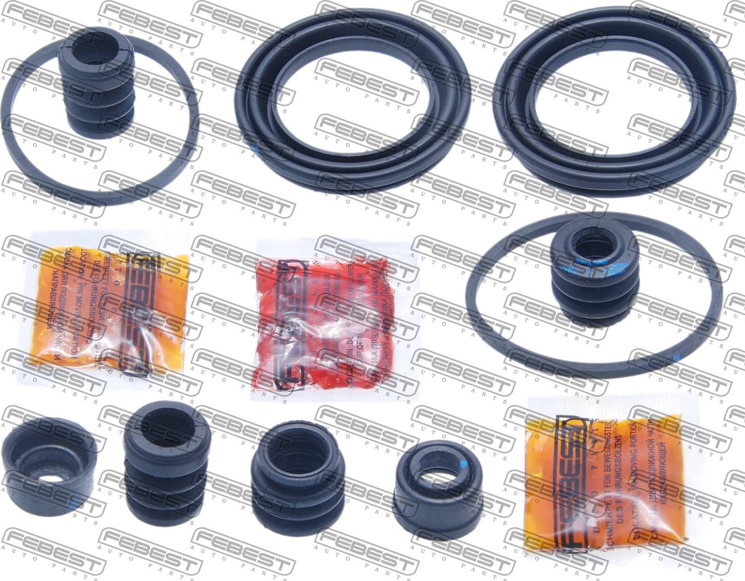 Ремкомплект тормозного суппорта Febest. Артикул 1275-GETZF