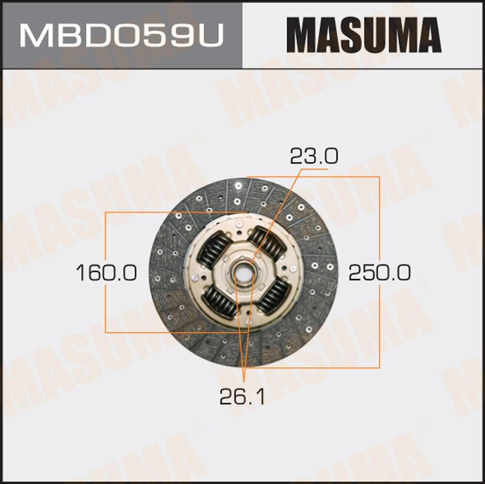 Диск сцепления Masuma. Артикул MBD059U