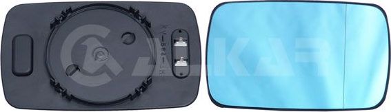 Зеркальное стекло бокового зеркала Alkar правое для BMW 5 III (E34) 1987-1996. Артикул 6432485