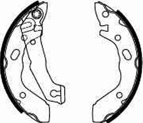 Тормозные колодки TRW задние для Hyundai Pony X2 1990-1994. Артикул GS8568