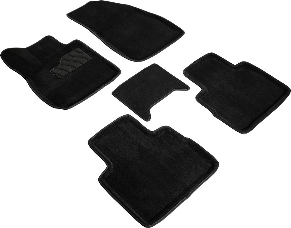 Коврики Seintex 3D ворсовые для салона Exeed RX 2020-2026 Черные. Артикул 99104