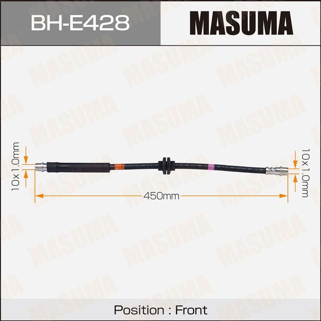 Тормозной шланг Masuma. Артикул BH-E428