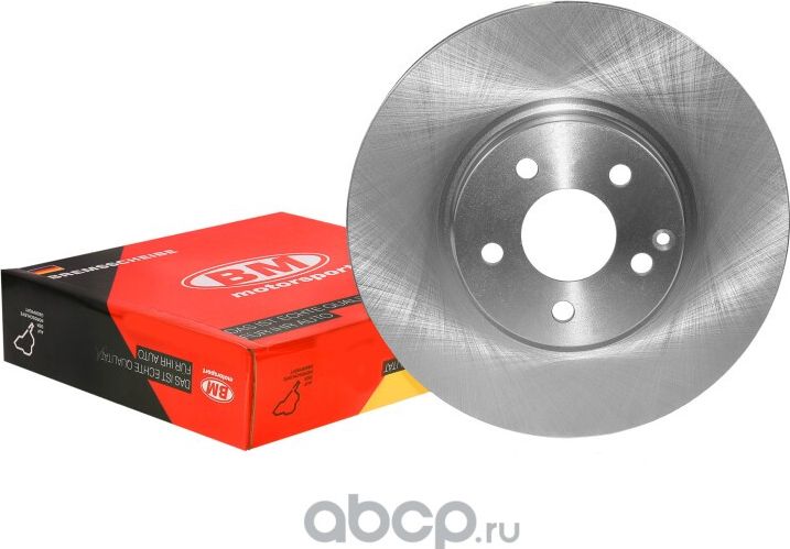Диск тормозной вентилируемый передний (BM). Артикул BDV334
