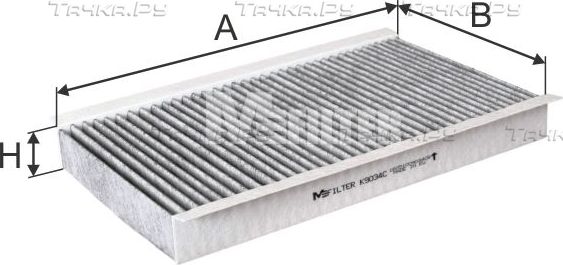 Салонный фильтр MFilter для Land Rover Discovery III 2004-2009. Артикул K 9034C