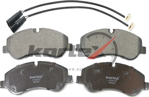 Колодки тормозные FORD Transit (14-) передние (4шт.) KORTEX. Артикул KT1967STD