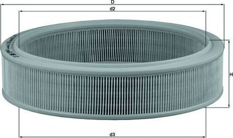 Воздушный фильтр Mahle. Артикул LX 853