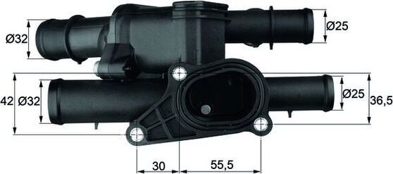 Термостат Mahle Behr для Volkswagen Golf V 2003-2008. Артикул TM 1 105