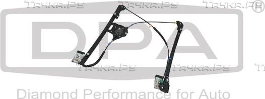 Стеклоподъемник DPA передний правый для Volkswagen Golf III 1991-1999. Артикул 88370089702