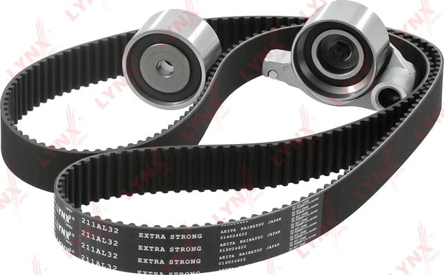 Ремень ГРМ с роликами (комплект) LYNXauto для Toyota Highlander I (U20) 2000-2010. Артикул PK-1372