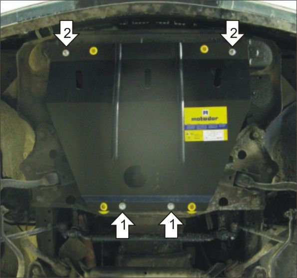 Защита Мотодор для картера, радиатора BMW 7-серия E32 1986-1995. Артикул 00204